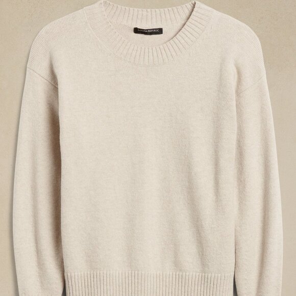 Banana Republic TRANSITION CREAM COVETED SWEATER/NWT/XL - Picture 4 of 13